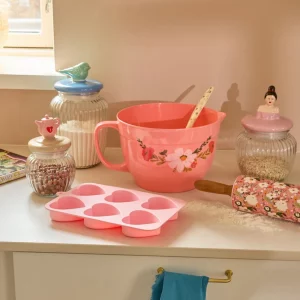 Alternative view of Cuenco grande Allison Flower Print Coral de Rice