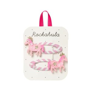 Horquillas Poni rosa de Rockahula