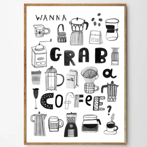 Print Coffee A4 Daria Solak