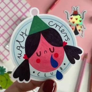 Sticker Ugly criers club de Daria Solak