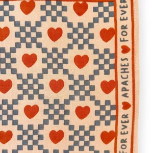 Alternative view of Foulard Grande Latika Amor Sand de Apaches