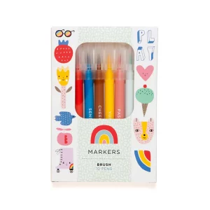 10 Rotuladores con punta de fieltro de Petit Monkey