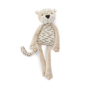 Peluche sonajero Tigre crema - El bosque Mawa de Moulin Roty