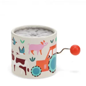 Caja de música de cuerda Granja