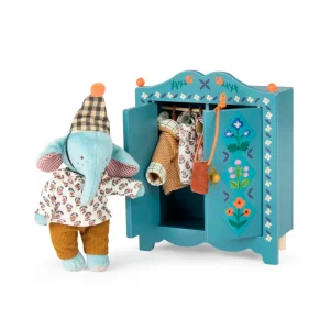 Alternative view of Armario de madera Les Minouchkas de Moulin Roty