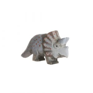 Alternative view of Triceratops de madera de Wudimals