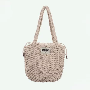 Bolsito de Crochet Bones de The Sticky Sis Club