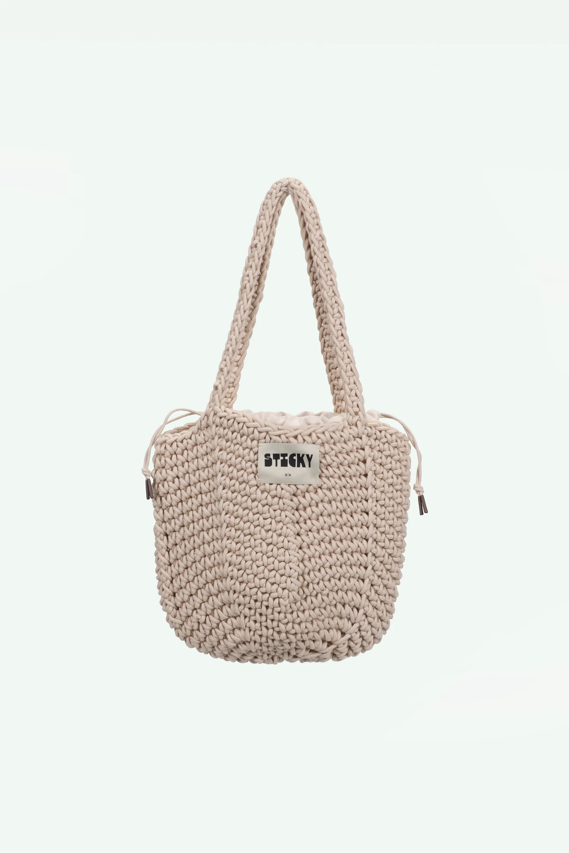 Bolsito de Crochet Bones de The Sticky Sis Club