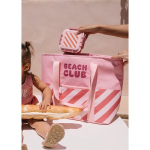 Alternative view of Fiambrera Grande Stripes Bloom and Blush de Monnëka