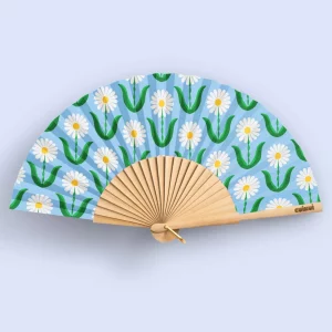 Abanico Motif marguerites de Cuikui