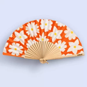 Abanico Fleurs blanches de Cuikui