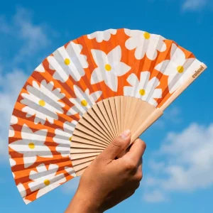 Alternative view of Abanico Fleurs blanches de Cuikui