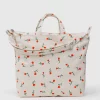 Tote bag Horizontal Zip Duck Painted Wildflower Baggu