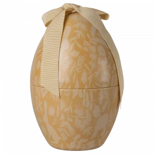Huevo de Pascua Mediano Amarillo crema
