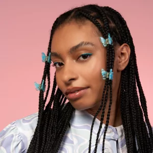 Alternative view of Set de 4 mini pinzas Mariposa de Coucou Suzette