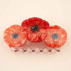 Pinza grande Amapolas de Coucou Suzette