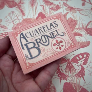 Alternative view of Paleta fosforera 12 colores clasicos de Acuarelas Brumel