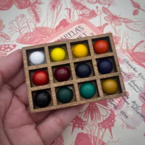 Paleta fosforera 12 colores clasicos de Acuarelas Brumel