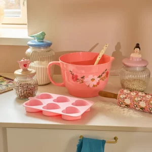 Alternative view of Tarro de vidrio grande Pájaro azul de Rice