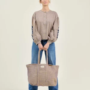 Alternative view of Bolso Samba Checkmate wheat de Apaches