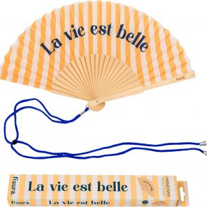 Abanico La vie est belle de Fisura