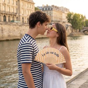 Alternative view of Abanico La vie est belle de Fisura