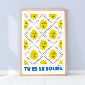 Print A5 Tu es le soleil de Carole Hillman