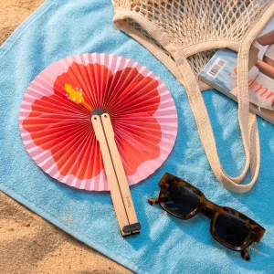 Alternative view of Abanico pai pai Flor hawaiana de Fisura