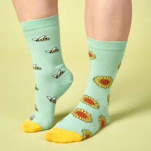 Alternative view of Calcetines Abejas y Girasoles de Coucou Suzette
