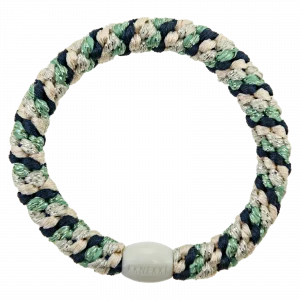 Goma del pelo Kknekki Mix Pistacio Navy