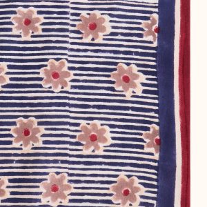 Alternative view of Foulard Grande Latika Anna Indigo de Apaches
