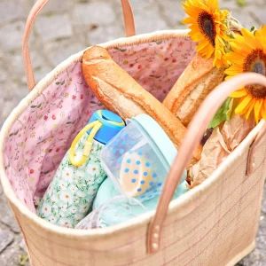 Alternative view of Botella acero inoxidable Menta Summer Bloom de Rice