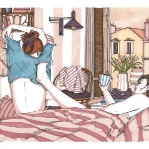 Print Ven a la cama de Ana Jarén