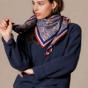 Foulard Grande Latika Anna Indigo de Apaches - Imagen 3