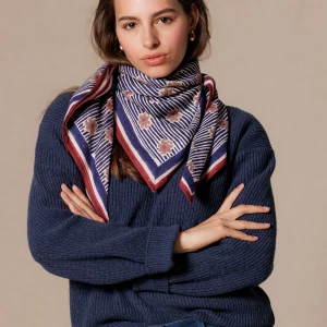 Foulard Grande Latika Anna Indigo de Apaches - Imagen 5
