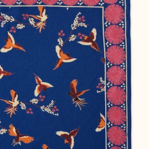 Alternative view of Bandana Manika Royal Blue Cherry Tree de Apaches Collection