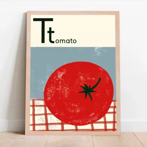 Print A4 T de tomate de Carole Hillman