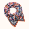 Foulard Grande Latika Paquerette macadamia de Apaches