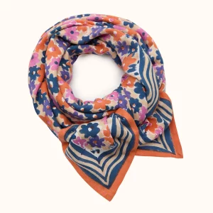 Foulard Grande Latika Paquerette macadamia de Apaches