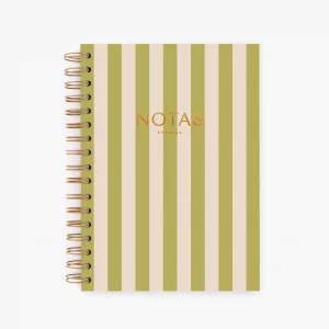 Cuaderno mediano Panamera Pistacho de Charuca