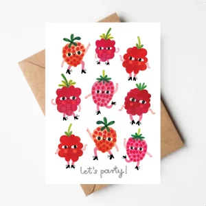 Postal Let's party de Daria Solak