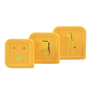 Set 3 fiambreras Mr. Giraffe de Trixie