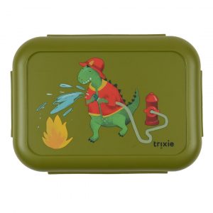 Fiambrera con clips Fireman Mr. Dino de Trixie