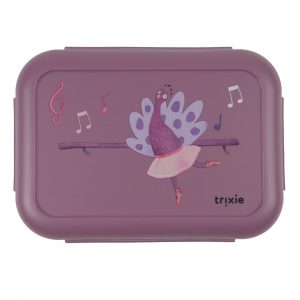 Fiambrera con clips Ballerina Mrs. Peacock de Trixie