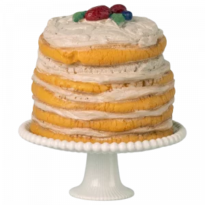 Tarta de fiesta con soporte Blanco roto de Maileg