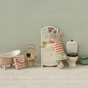 Alternative view of Set neceser con cepillo de dientes Rayas coral de Maileg