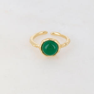 Anillo regulable con mineral redondo - varios modelos -