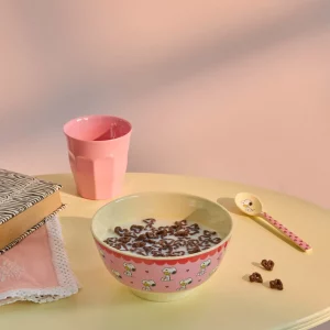 Alternative view of Bol de melamina Snoopy Rosa de Rice