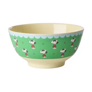 Bol de melamina Snoopy Verde de Rice