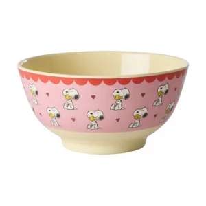 Bol de melamina Snoopy Rosa de Rice